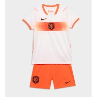 Camiseta Países Bajos Segunda Equipación Replica Mundial 2026 para niños mangas cortas (+ Pantalones cortos)